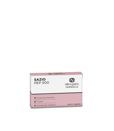 Farmacia Miralbaida Saziopep 500 30 Comprimidos