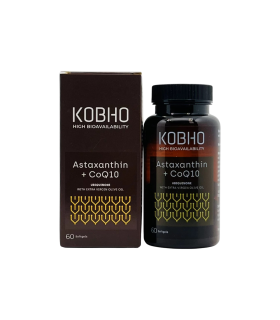 Kobho Astaxantina + CoQ10 60 perlas