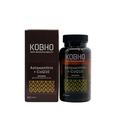 Kobho Astaxantina + CoQ10 60 perlas